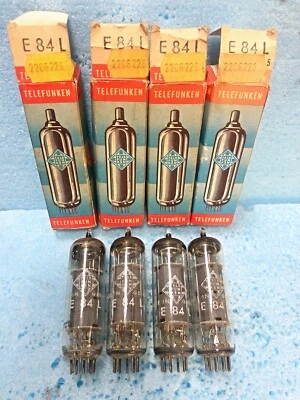 Telefunken E84L 7189 6BQ5 raro nuevo en caja mismo código probado en amplificador Scott 222C Foto 1 de 4