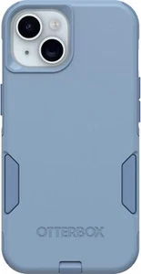 OtterBox COMMUTER SERIES Case for iPhone 15, 14, &13 - Crisp Denim (Blue) - Picture 1 of 3