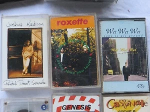 3 X CASSETTE TAPES WET WET WET,ROXETTE AND JOSHUA KADISON - Picture 1 of 5