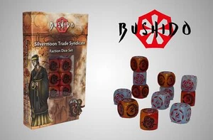Bushido brandneu in Originalverpackung Silvermoon Syndikat Fraktion Würfelset - Bild 1 von 1