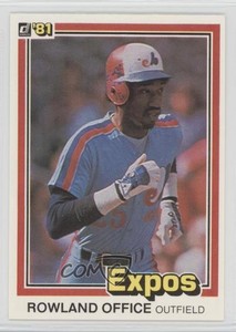 1981 Donruss Rowland Office #213