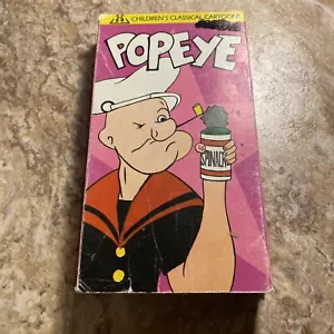 Popeye VHS - 4 Episodes By 3-G Home Video Children’s Classical Cartoons - Picture 1 of 5