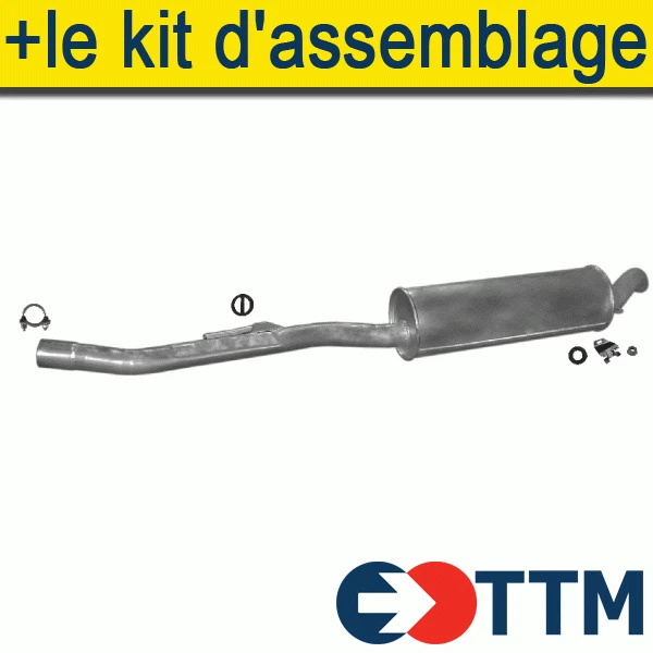BMW 5 E34 2.4 TD 2.5 TD 115/115-143cV 1988-1996 Silencieux Arriere+ - Photo 1/1