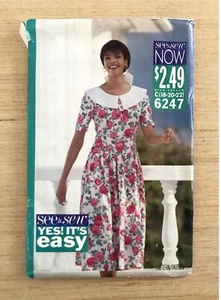 See & Sew 6247 Women’s 6247 18-22 Petite Dress Pattern - Picture 1 of 3