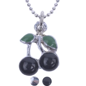 Lindo collar CHERRY retro cerezas PIN UP / joyería Rockabilly - Imagen 1 de 5