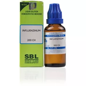 SBL Homeopathic Influenzinum 200CH 30ml - For Cold, Influenza and Catarrh - Picture 1 of 3
