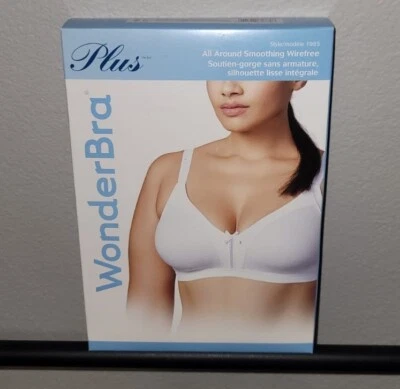 WonderBra W1985 46D White All Around Smoothing Wire Free MSRP$56 - Image 1 of 4