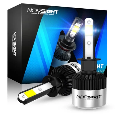 NOVSIGHT H1 LED Headlight Conversion Kit Hi/Low Beam 13000LM Super Bright White - Image 1 of 4