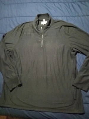 Suéter Lucky Brand 1/4 Cremallera Para Hombre Talla 2XL Negro Pullover Tejido Cálido Foto 1 de 4