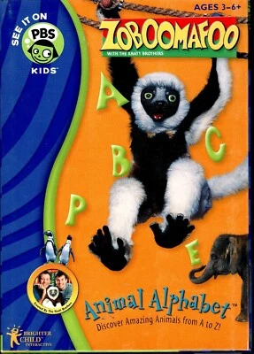 Zoboomafoo Animal Alphabet Pc Boxed New Win8 7 Vista XP Armadillos To Zebras - Image 1 of 3