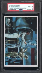 1977 Star Wars Topps Yamakatsu Large Card R2-D2 Is Loaded PSA 8 NM-MT - Picture 1 of 2