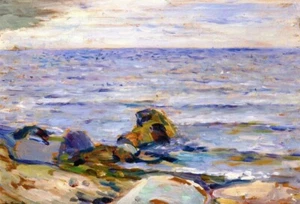 Beach Landscape -Edvard Munch - 1889, A1 - Picture 1 of 1