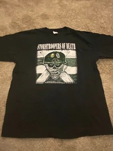 STORMTROOPERS OF DEATH Speak English Or Die TSHIRT - XL - double sided - S.O.D. - Picture 1 of 3