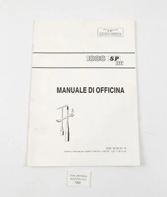 MOTO GUZZI 1000 SP III 1980 - COD. LIBRO MANUAL TALLER 30920110 Foto 1 de 4