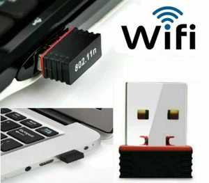 DUAL BAND WIFI DONGLE 2.4GHZ 5GHZ WIRELESS USB ADAPTER 300MBPS PC LAPTOP NEW UK - Picture 1 of 9