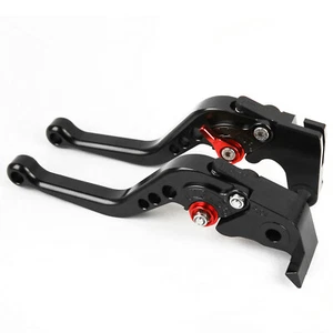 Palancas de freno de embrague corto CNC negras ajustables para Yamaha R6 05-16/R1 04-08 EE. UU. - Imagen 1 de 6