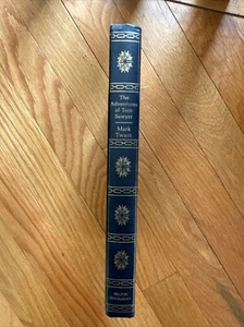 Adventures Of Tom Sawyer by Mark Twain Nelson Doubleday Leather Hardcover Book - Picture 1 of 6