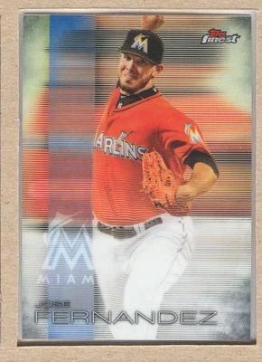 Jose Fernandez 46 2016 Finest - Image 1 of 2