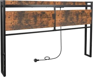 Queen Headboard Queen Headboard Only with 2 Outlets and 2 USB Ports Adjustable - Picture 1 of 6