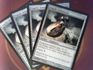 4x Angelic Armaments - Avacyn Restored - Magic the Gathering Mtg Tracked - Picture 1 of 1