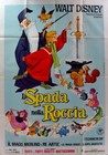 La Spada nella Roccia Manifesto Disney 140X200 1963