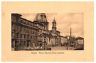 Piazza Navona Rome Italy Black And White Postcard