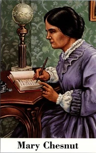 Civil War Classics Collection MARY CHESTNUT 1995 Postcard - Picture 1 of 2
