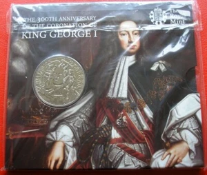 2014 King George I five pound pack 300th Anniversary SEALED Pack - Picture 1 of 2