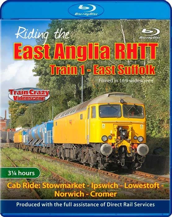 Riding the East Anglia RHTT *Blu-ray (Cab Ride-Class 57/3  water cannon duties) - Image 1 of 1