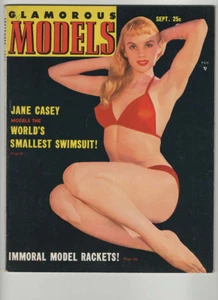 Vintage Magazine Glamorous Models September 1951 Vol 5 No. 3 Pin-Up Girls - Picture 1 of 3