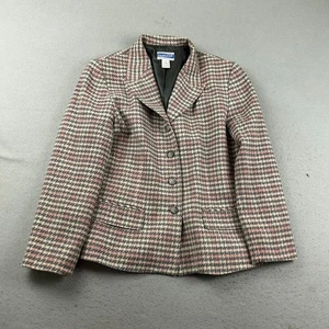 Pendleton Blazer Womens 14 Colorful Virgin Wool Tweed Button Up Jacket - Picture 1 of 6