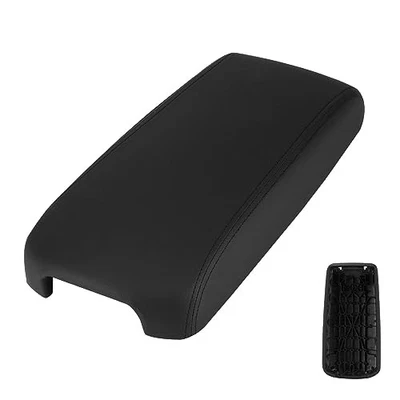 Center Console Armrest Cover for Nissan Altima 2013-2018 Black PU Leather Foto 1 de 4