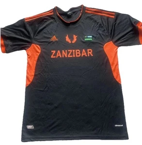 Team Zanzibar Away Jersey Adidas Black Shirt Size 2XL Youth Football Soccer - Picture 1 of 5