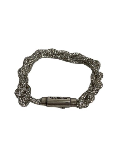 Bracciale Acne Studios (Acne) Argento Donna Cavo Cristallo Connessione Parte Condizioni