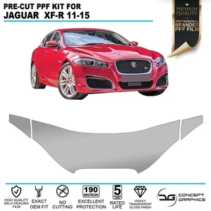 Motorhaube Flügel Steinschlagschutz PPF Lackschutzfolie für Jaguar XF R 11-15 - Bild 1 von 5