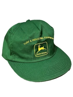 Sombrero John Deere Vintage Años 70 80 Lona SnapBack Verde Raro Perfecto De Colección Hecho en EE. UU. Foto 1 de 4