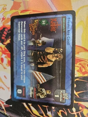 WWE WWF Raw Deal CCG - Freaks Are Cool! - Ultra Rare - Velocity - Image 1 of 2