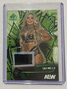 2025 UD SP Game Used AEW Tay Melo Green Memorabilia - Picture 1 of 2