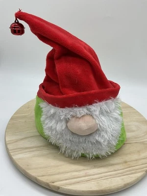 Sombrero de gnomo de Navidad gorra espalda a presión rojo verde felpa tintineo campana novedad Navidad para hombre Foto 1 de 4