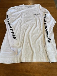 Hot Wheels STREET WEAR Long Sleeve White 2 Sided Tee Int. Racing Team NEU Gr. L - Bild 1 von 6