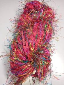 Ironstone Yarn Pizzaz Color #19 Made with Yarn Felicia, Eyelash & Paris Nights - Picture 1 of 2