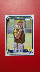 Boston Bateman 2024 Onyx Vintage Baseball #OVBOBA Padres Orioles - Bild 1 von 2