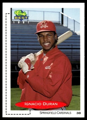 1991 Classic Best Ignacio Duran Springfield Cardinals #283 - Image 1 of 2