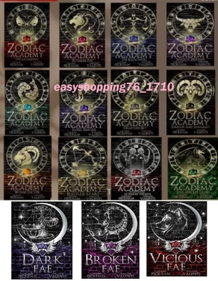 (Book 1 to 15) Combo of Zodiac Academy by Peckham Valenti Paperback FREE SHIP - Image 1 of 4