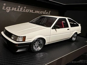 Minicar Toyota Corolla Levin AE86 1/18 GTV modelo blanco sin abrir - Imagen 1 de 10