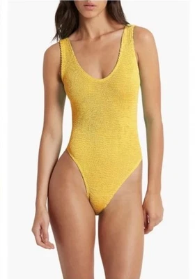 Traje de baño Bond-eye Mara acanalado de una pieza para mujer en Sunny Eco talla única XS-L Foto 1 de 4