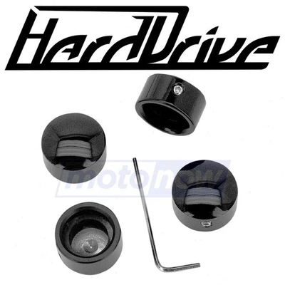 HardDrive Head Bolt Covers for 2007-2012 Harley Davidson XL1200N Sportster ud - Imagem 1 de 4