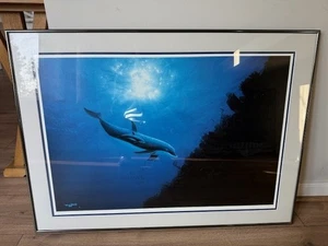 Wyland Dolphin Vision 1993 Signed Limited Edition Lithograph 849/950 Ocean - Picture 1 of 5