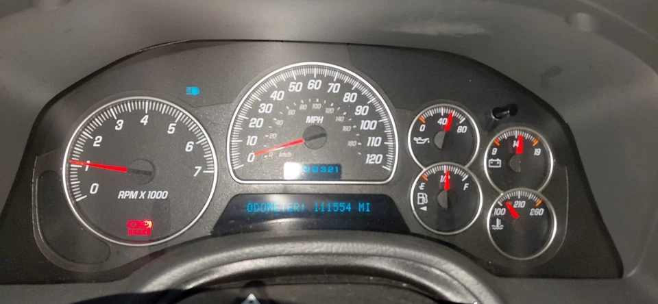 2004 Envoy Base (113 WB) OE Speedometer Gauge Cluster 111K Miles GMC - Image 1 of 4