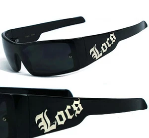 Locs Mens 1 Piece lenses Sunglasses - Black LC54 - Picture 1 of 4
